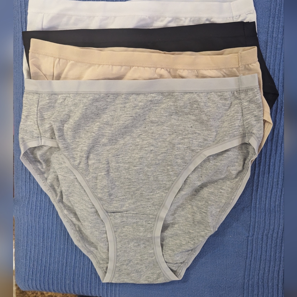 S: Eddie Bauer Women's Small High Cut Panties -  4 Pk